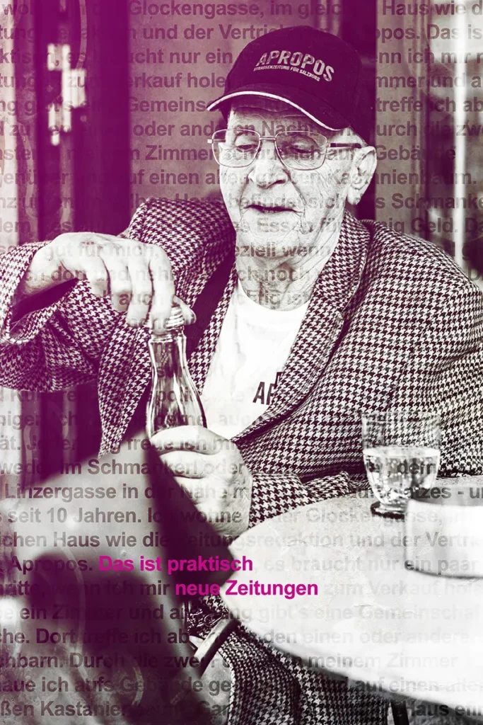 „Perspektivenwechsel“. Die fotografische Installation von Michael Preschl verbindet dokumentarische Fotografie mit gesellschaftlichen Themen und schafft neue Blickwinkel auf Menschen, Begegnungen und Perspektiven.