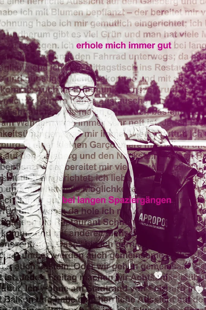 „Perspektivenwechsel“. Die fotografische Installation von Michael Preschl, Werbefotograf und Visual Brand Specialist aus Salzburg, verbindet dokumentarische Fotografie mit gesellschaftlichen Themen und eröffnet neue Blickwinkel auf Menschen, Begegnungen und Perspektiven.